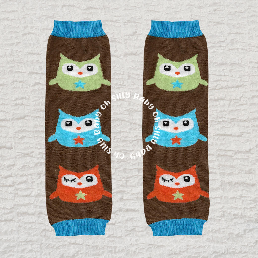Owl Baby and Toddler Leg Warmers