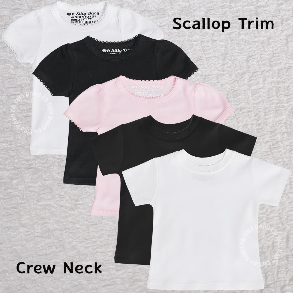 Short Sleeve Plain Shirts