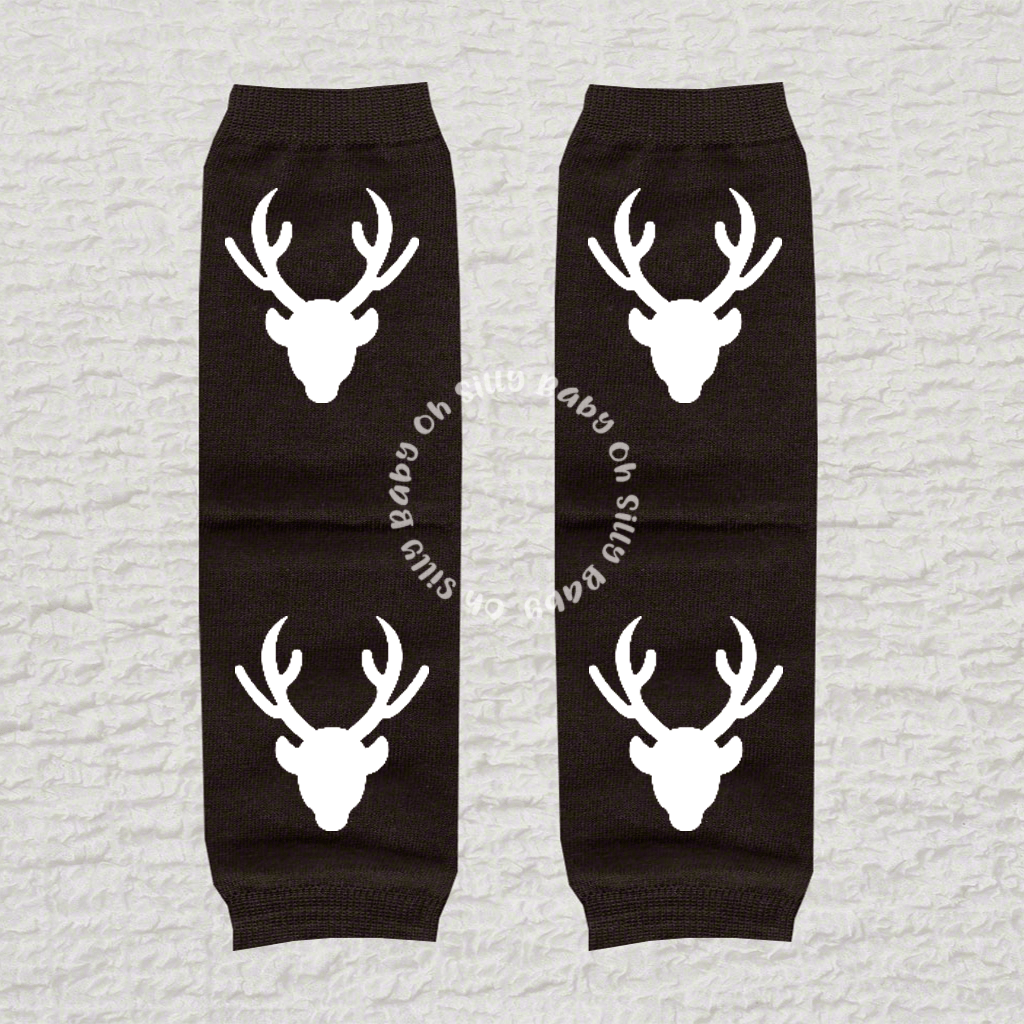 Brown Deer Baby Leg Warmers