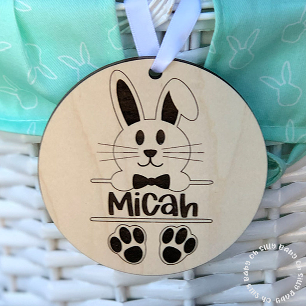 Easter Basket Name Tag Boy