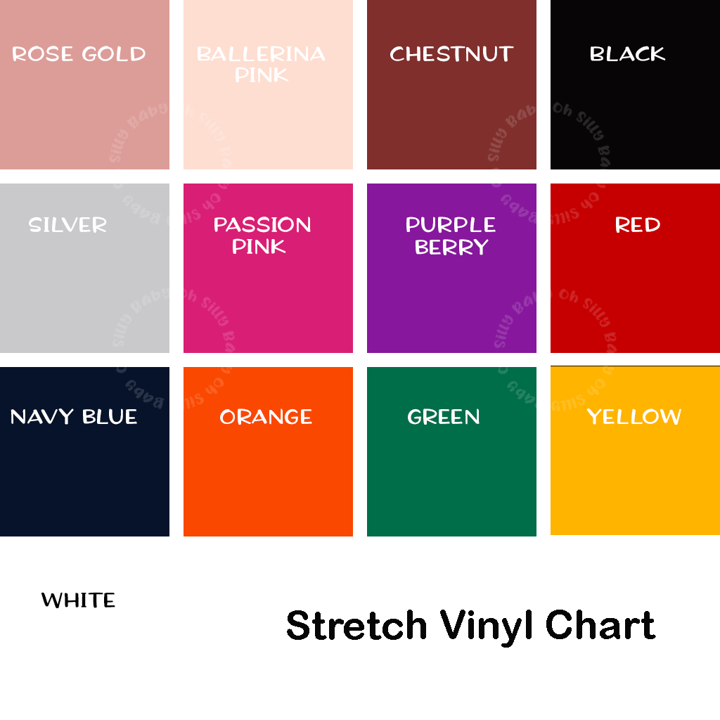 Stretch Vinyl Chart