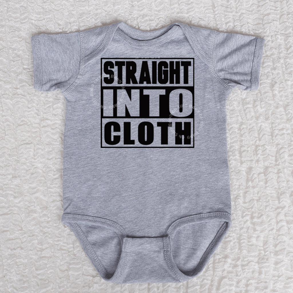 Straight Into Cloth Short Sleeve Heather Bodysuit