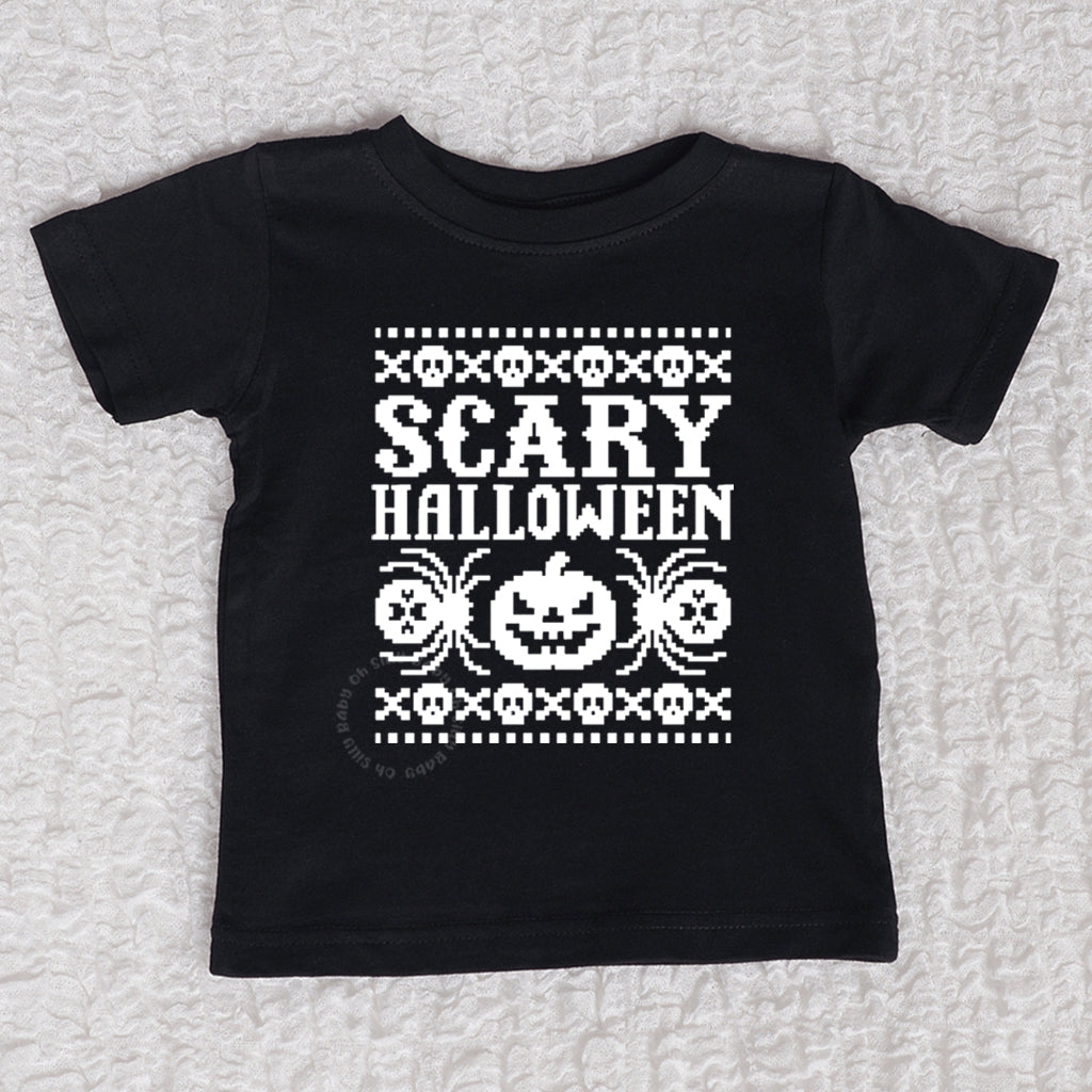 Ugly Sweater Crew Neck Black Shirt