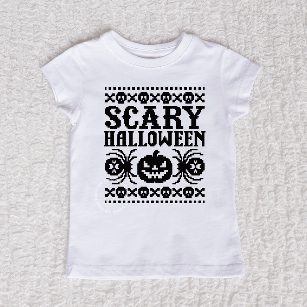 Ugly Sweater Girl White Shirt