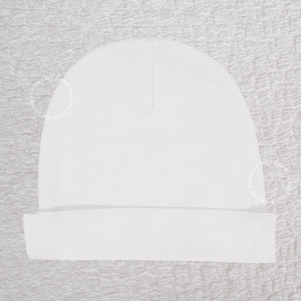 White Beanie Hat