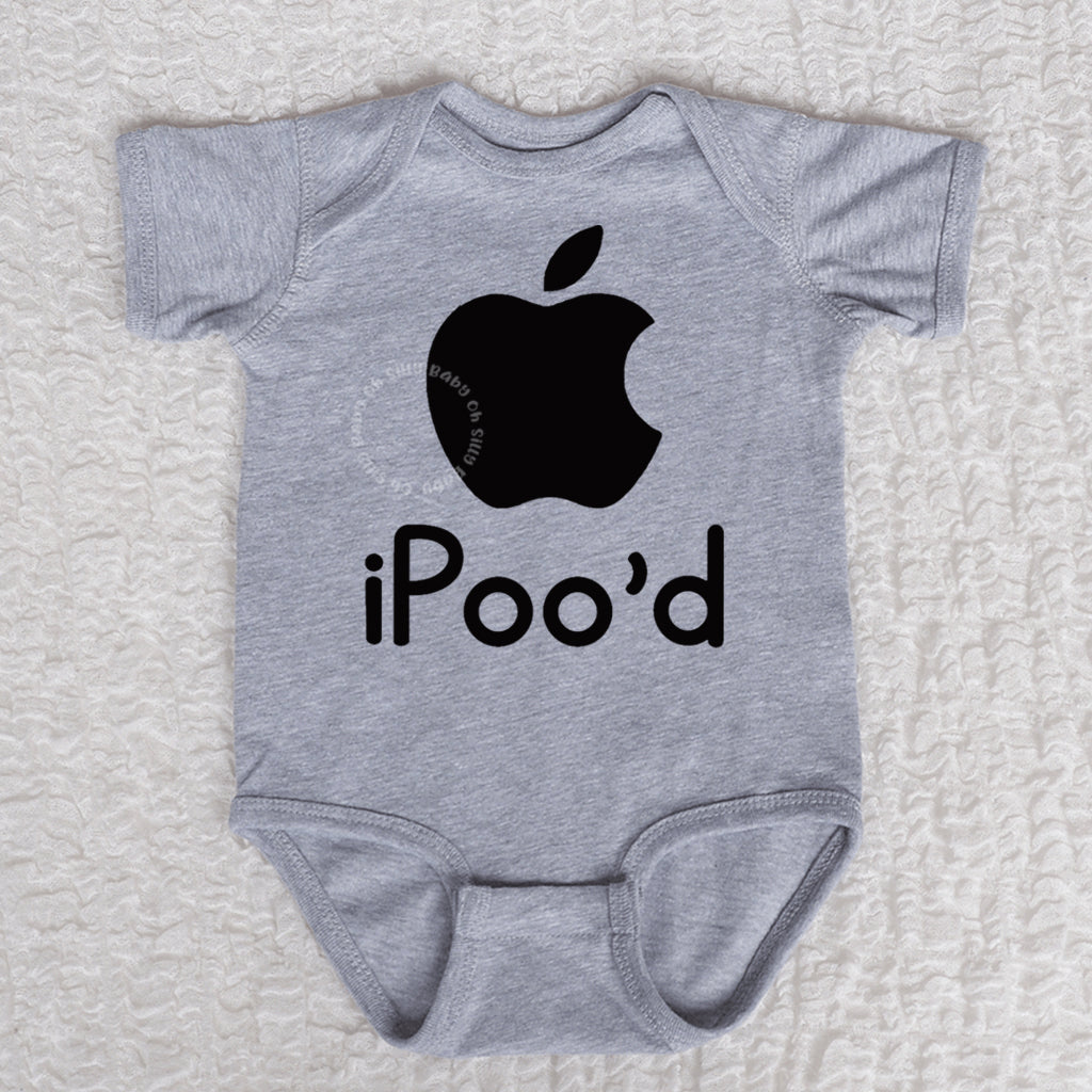 iPood Short Sleeve Heather Bodysuit