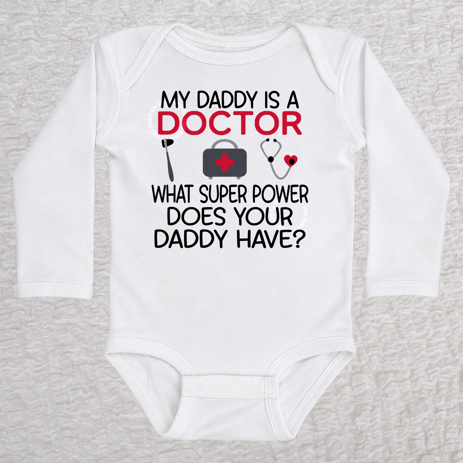 My Daddy Is a Doctor Baby Bodysuit