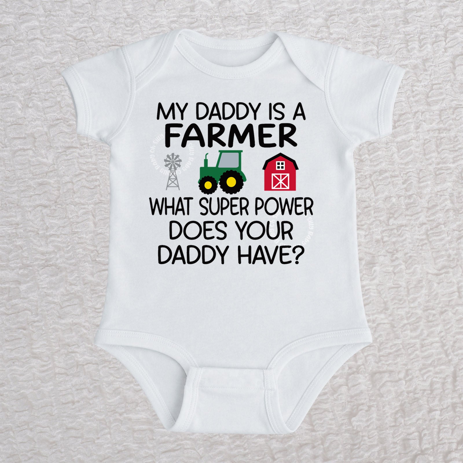 My Daddy Is a Farmer Baby Bodysuit