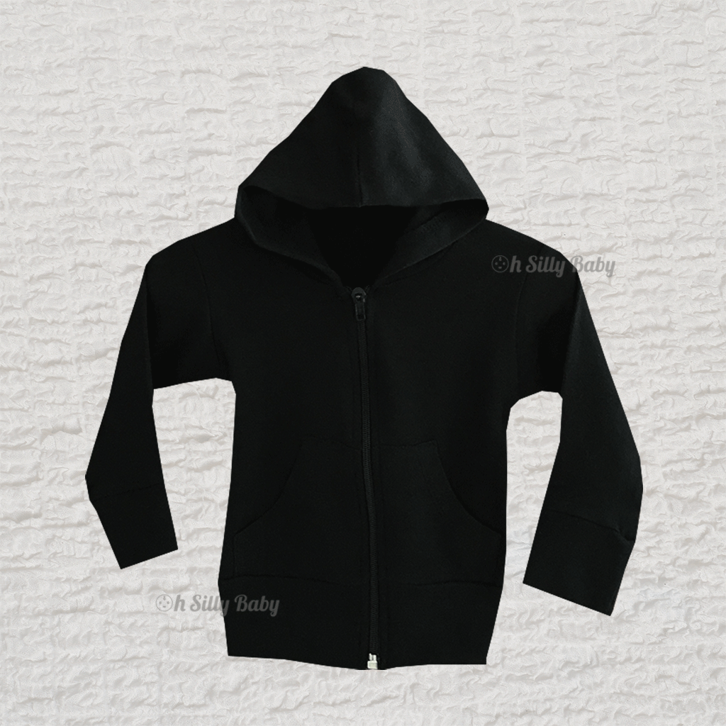 Black Zip Up Hoodie