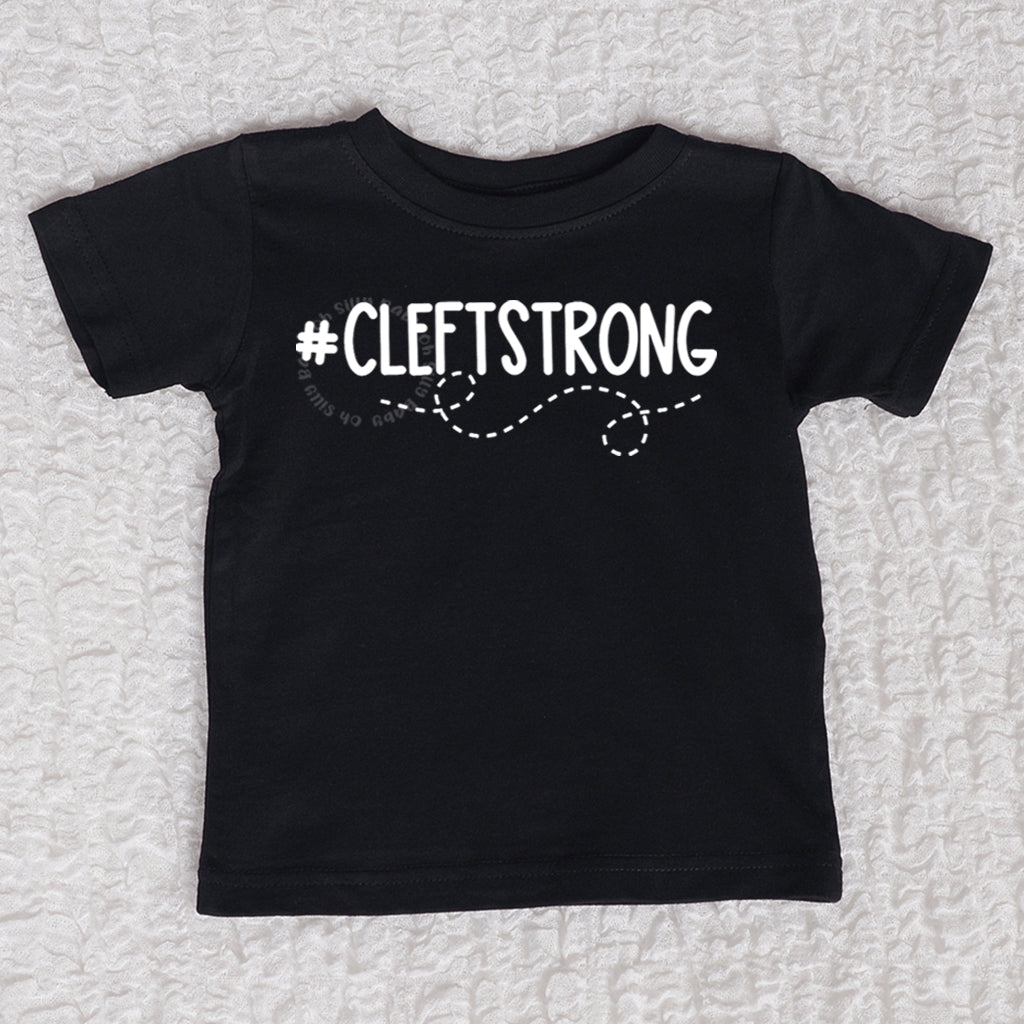 Cleftstrong Crew Neck Black Shirt