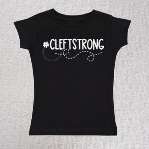 Cleftstrong Girl Black Shirt