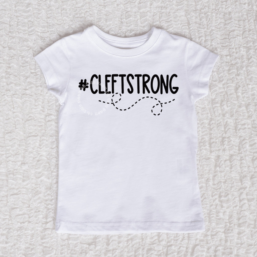 Cleftstrong Girl White Shirt
