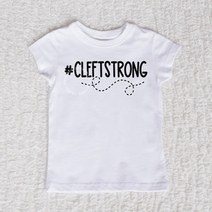 Cleftstrong Girl White Shirt