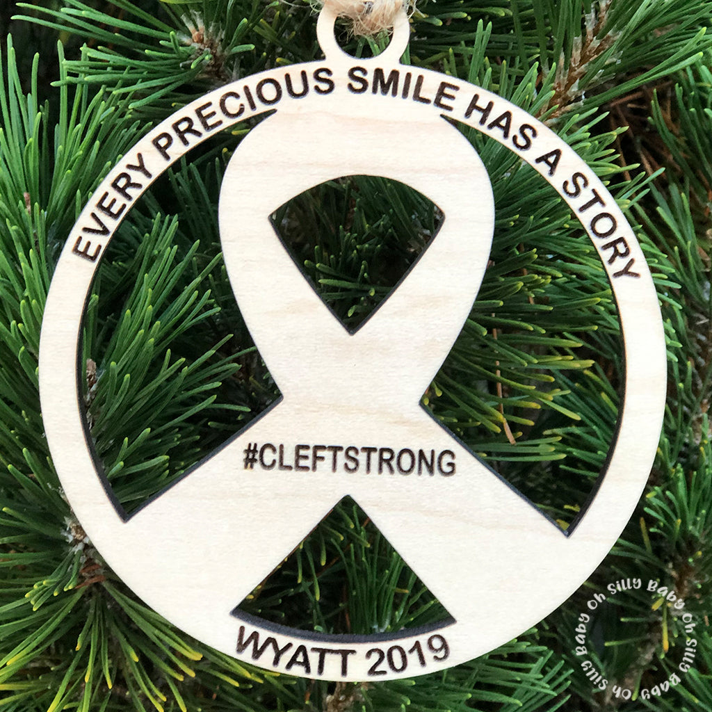 Cleftstrong Personalized Christmas Ornament