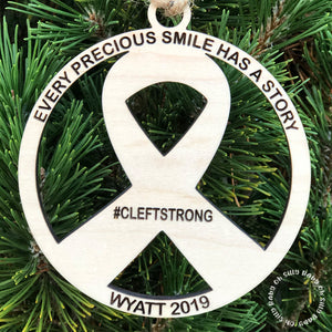 Cleftstrong Personalized Christmas Ornament