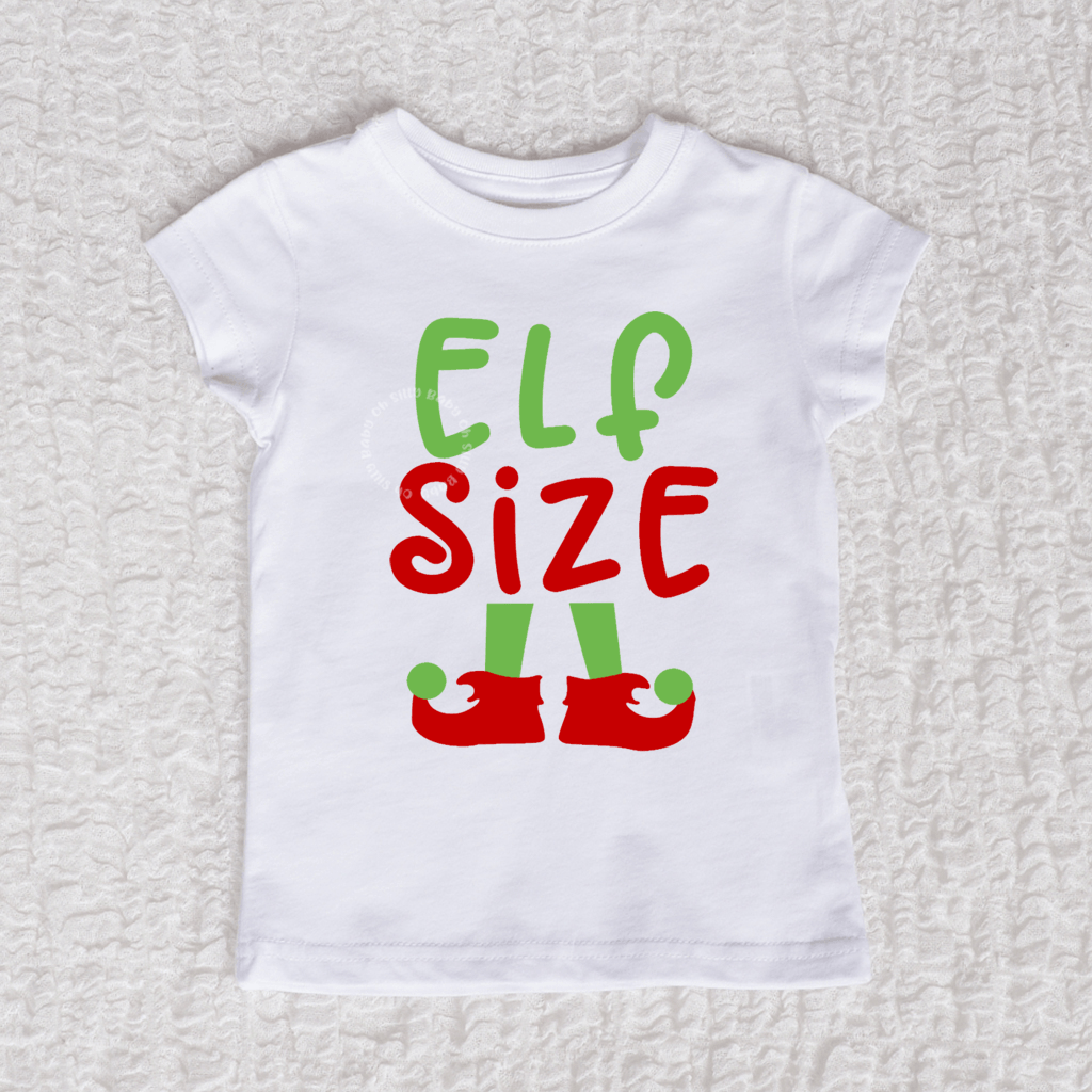 Elf Size Girl White Shirt