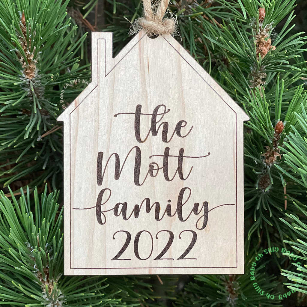 Family House Ornament
