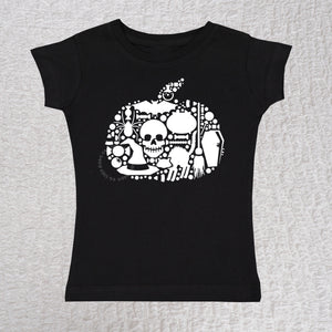 Halloween Girl Black Shirt