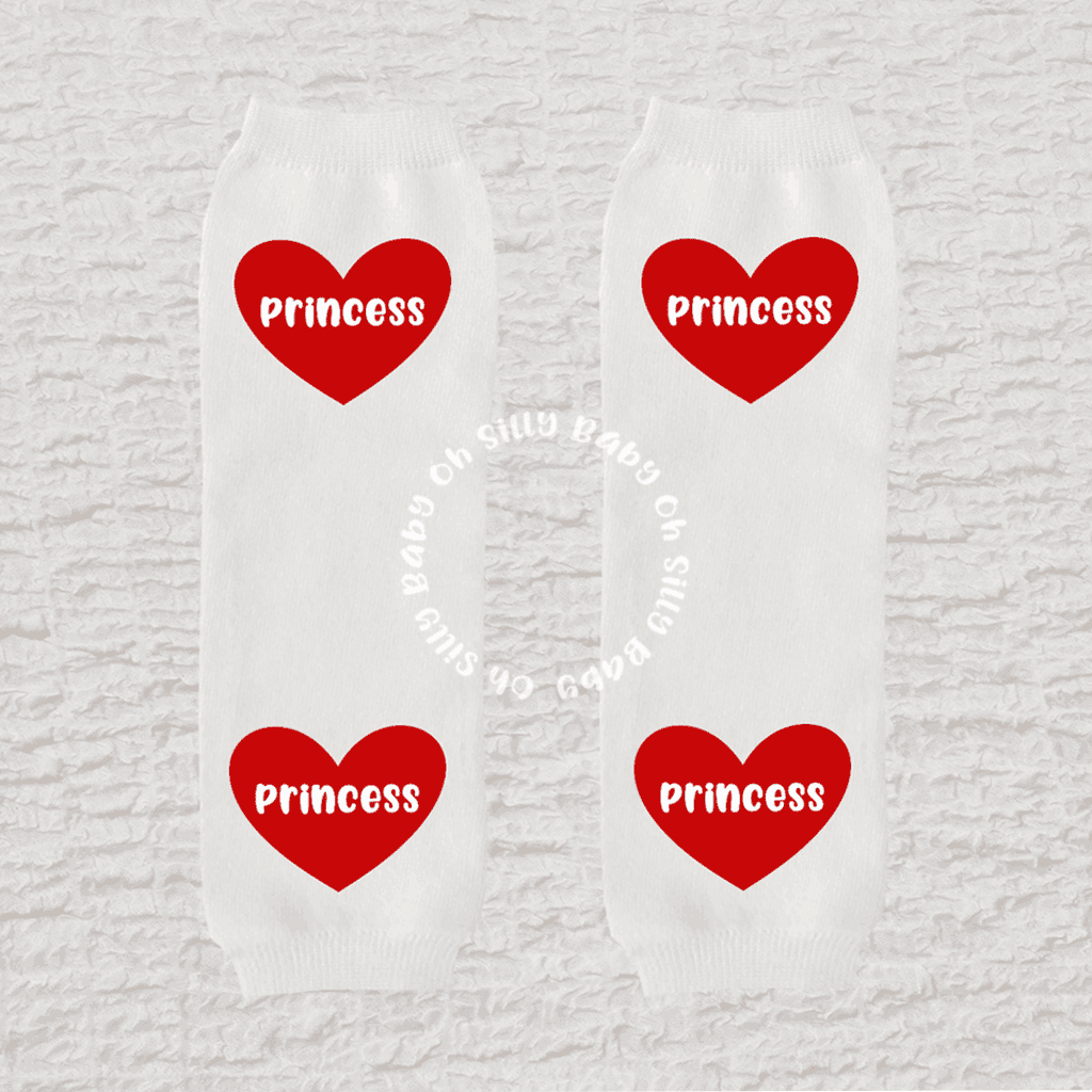 Princess Heart Baby Leg Warmers