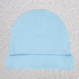 Light Blue Beanie Hat