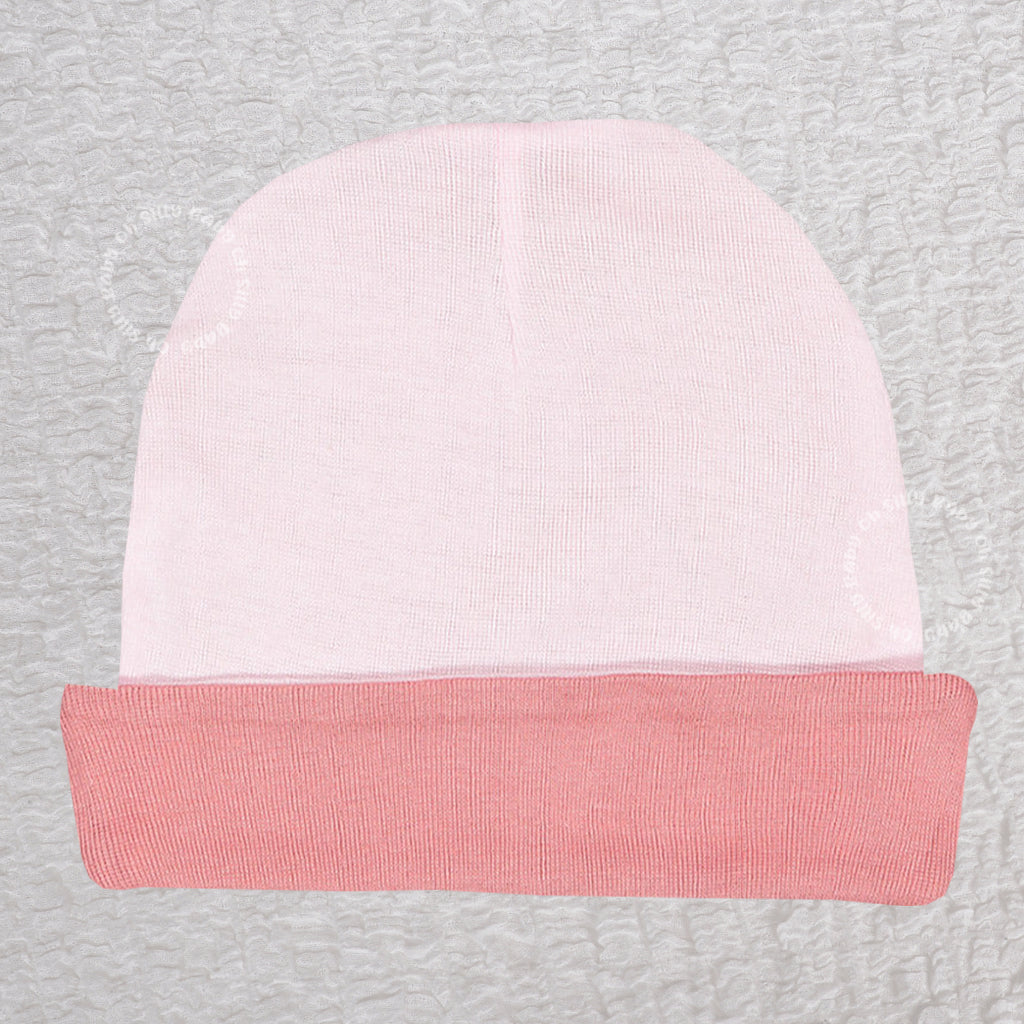 Light Pink/Mauve Beanie Hat