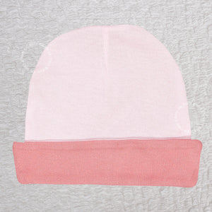 Light Pink/Mauve Beanie Hat