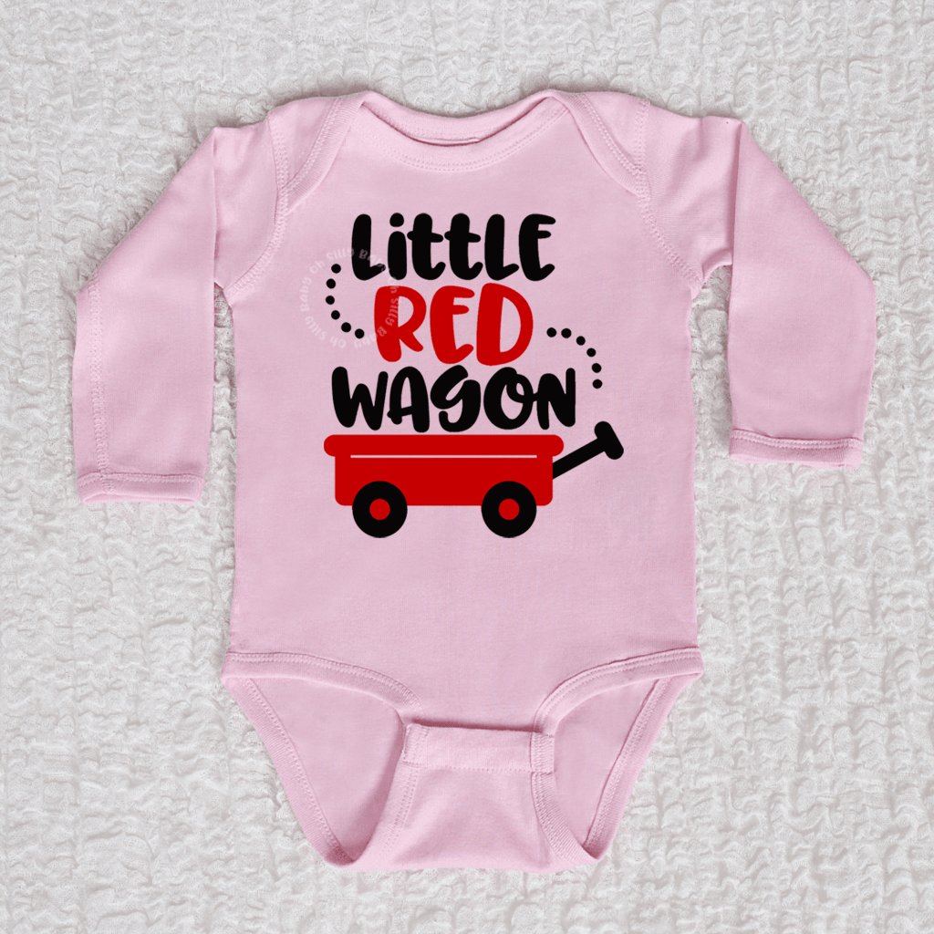 Little Red Wagon Bodysuit or Tee