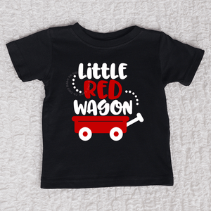 Little Red Wagon Short Sleeve Black Shirt