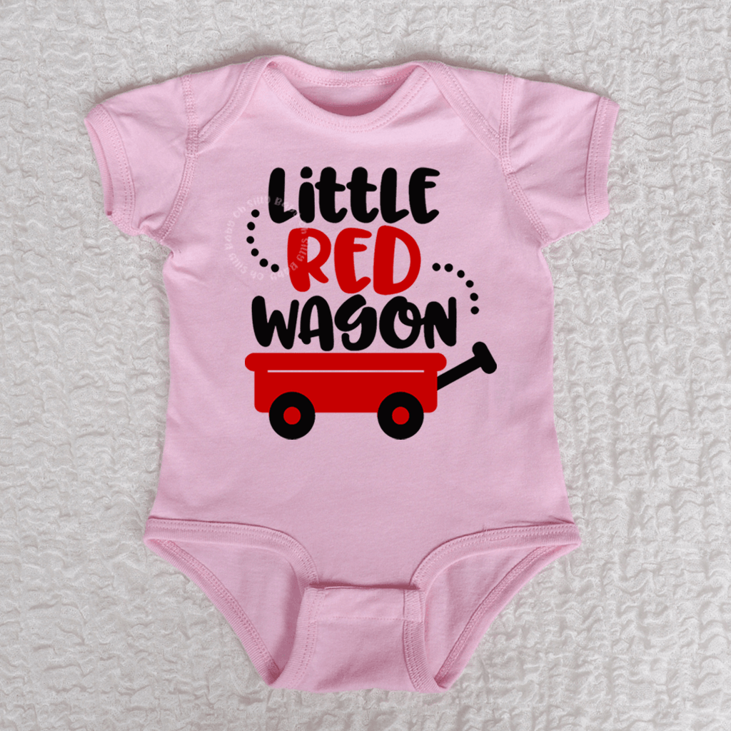 Little Red Wagon Bodysuit or Tee