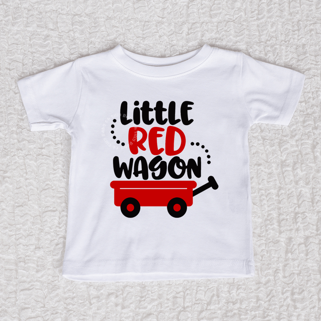 Little Red Wagon Bodysuit or Tee