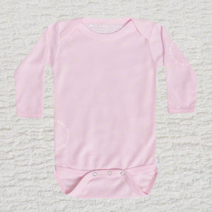Long Sleeve Plain Pink Bodysuit