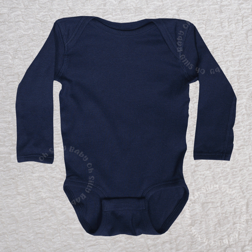 Long Sleeve Navy Bodysuit