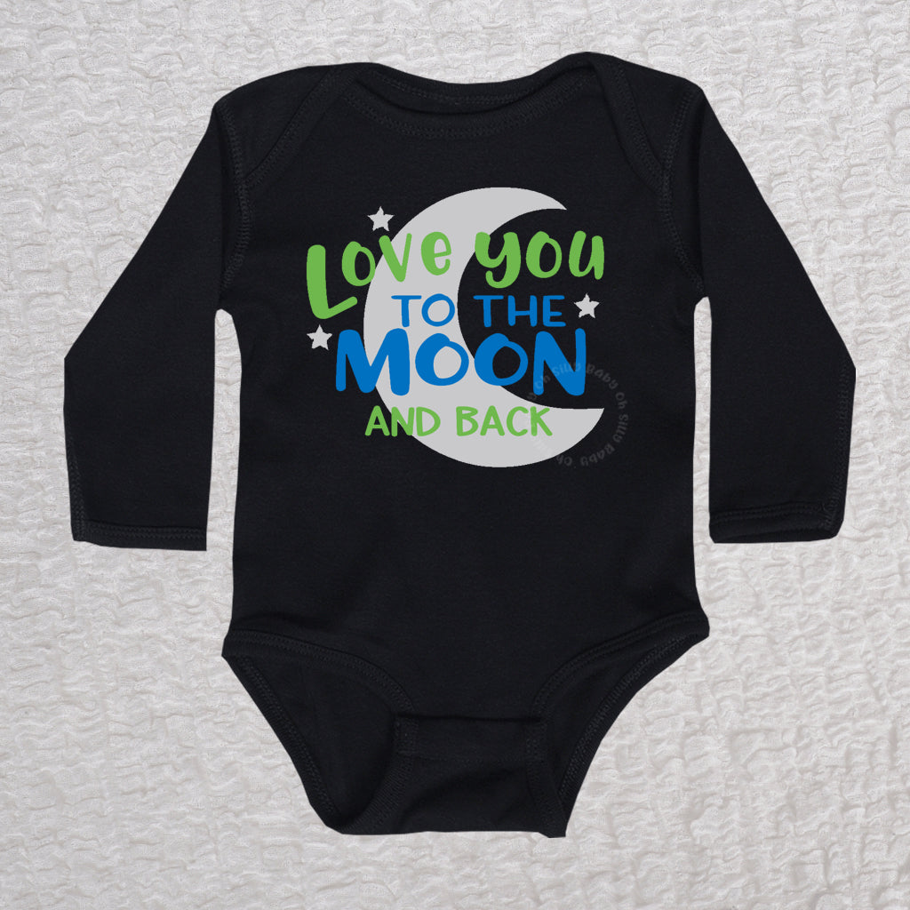 Love You To The Moon And Back Boy Bodysuit or Tee