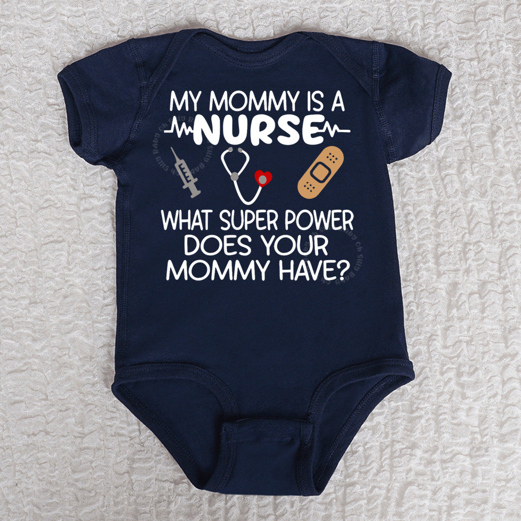 I Wear Bows Mommy Wears Scrubs Shirt T-shirt One Piece Bodysuit Nurse  Doctor Xray Tech Hospital Baby Girl Daughter Bows -  Canada