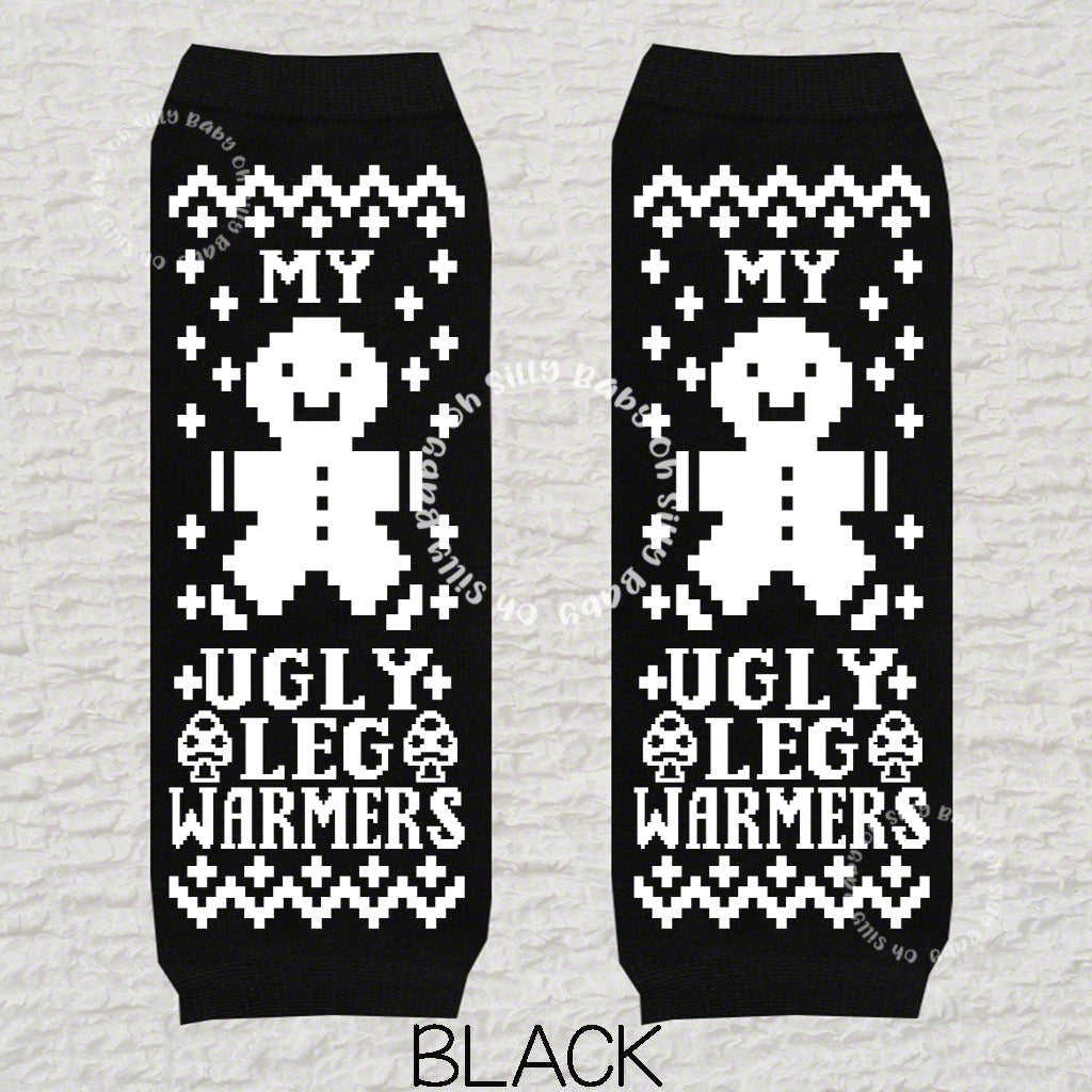 My Ugly Sweater Black Baby Leg Warmers