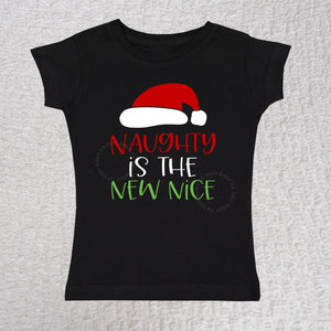 Naughty Short Sleeve Black Girl Shirt