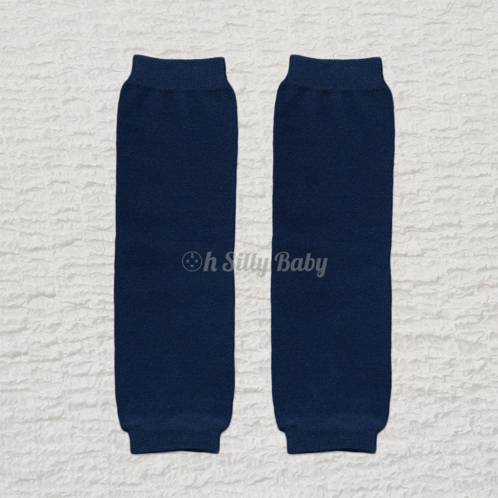 Navy Blue Baby Leg Warmers or Arm Warmers