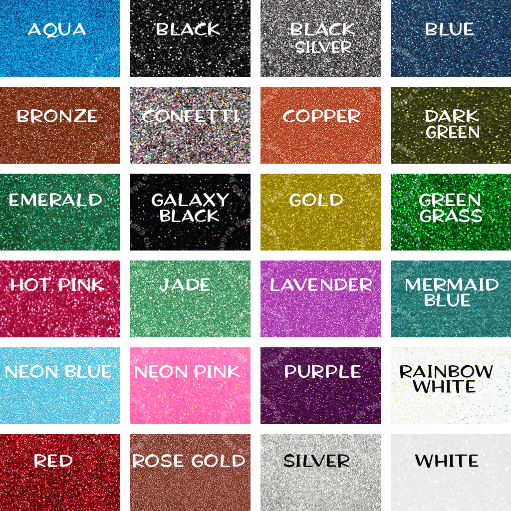 Glitter Color Chart Oh Silly Baby