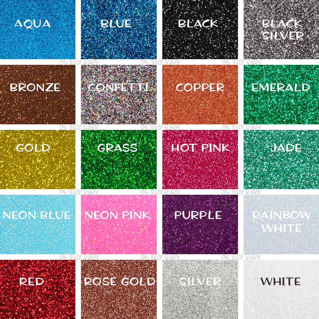 Oh Silly Baby Glitter Chart