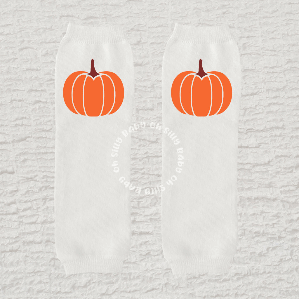 Pumpkin Baby Leg Warmers