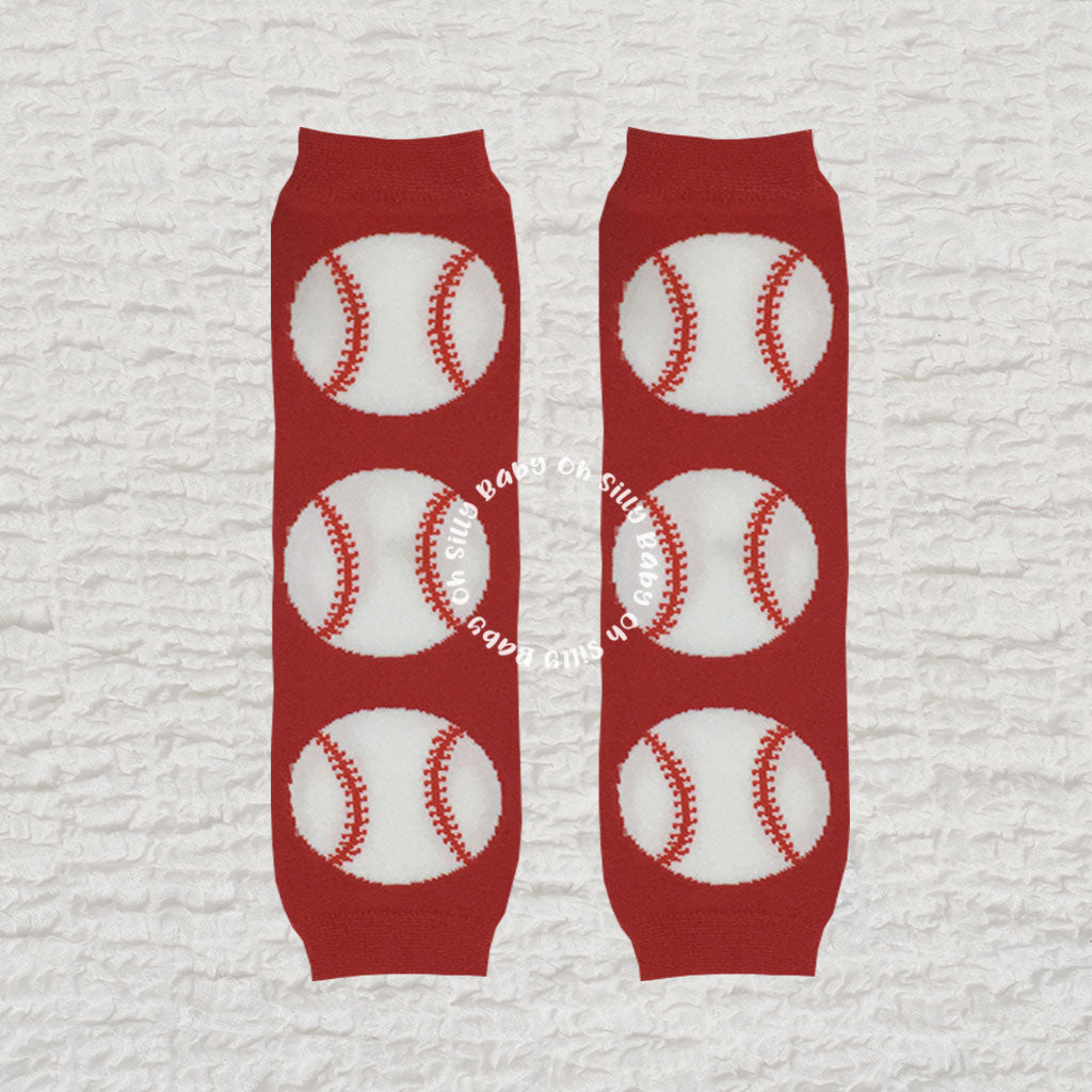 Baseball Baby Leg Warmers