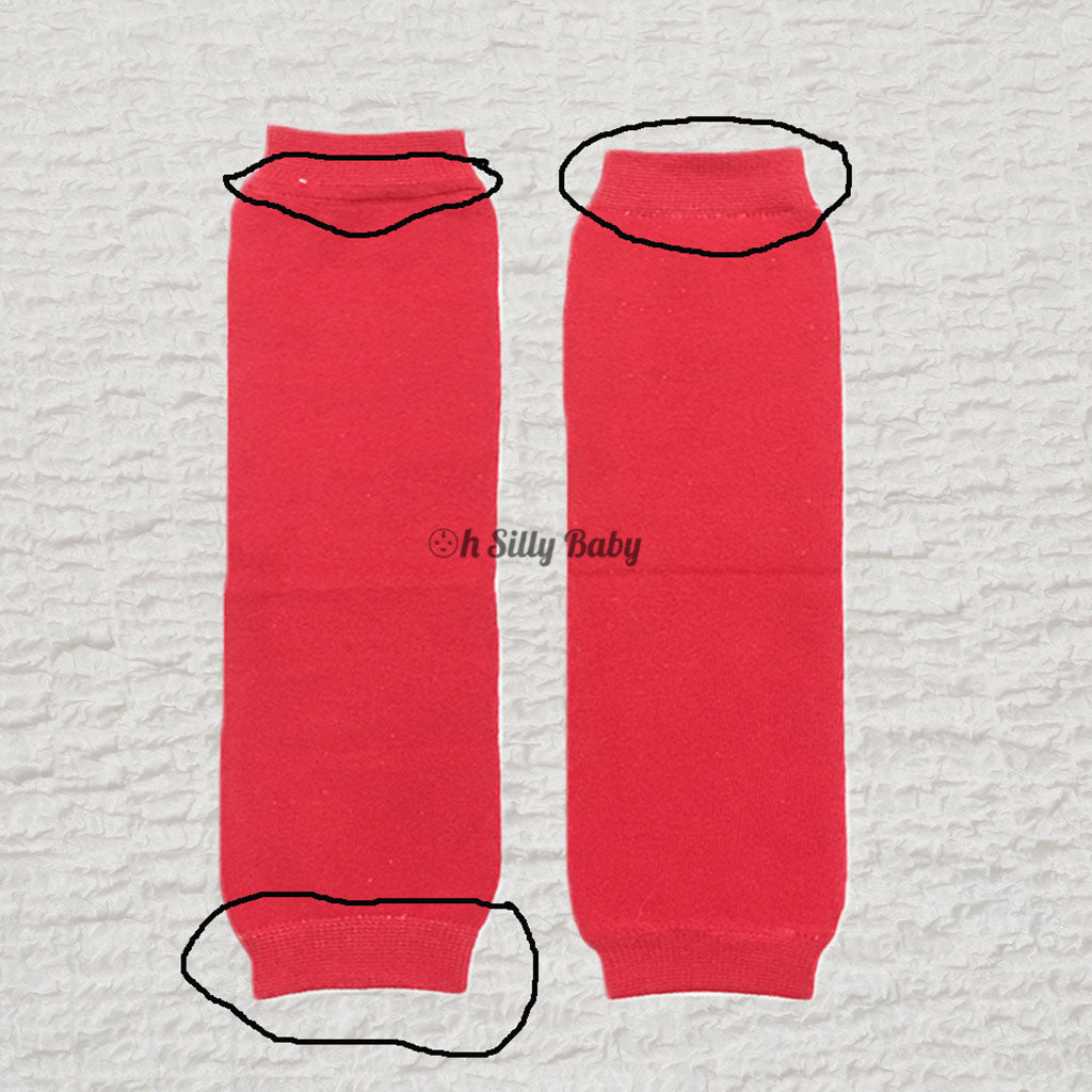 Red Seconds Leg Warmers