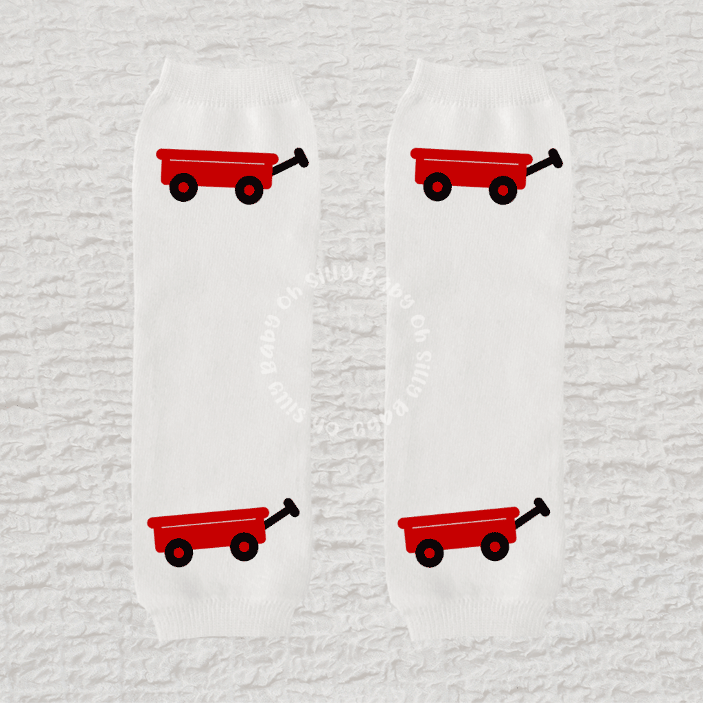 Red Wagon Baby Leg Warmers