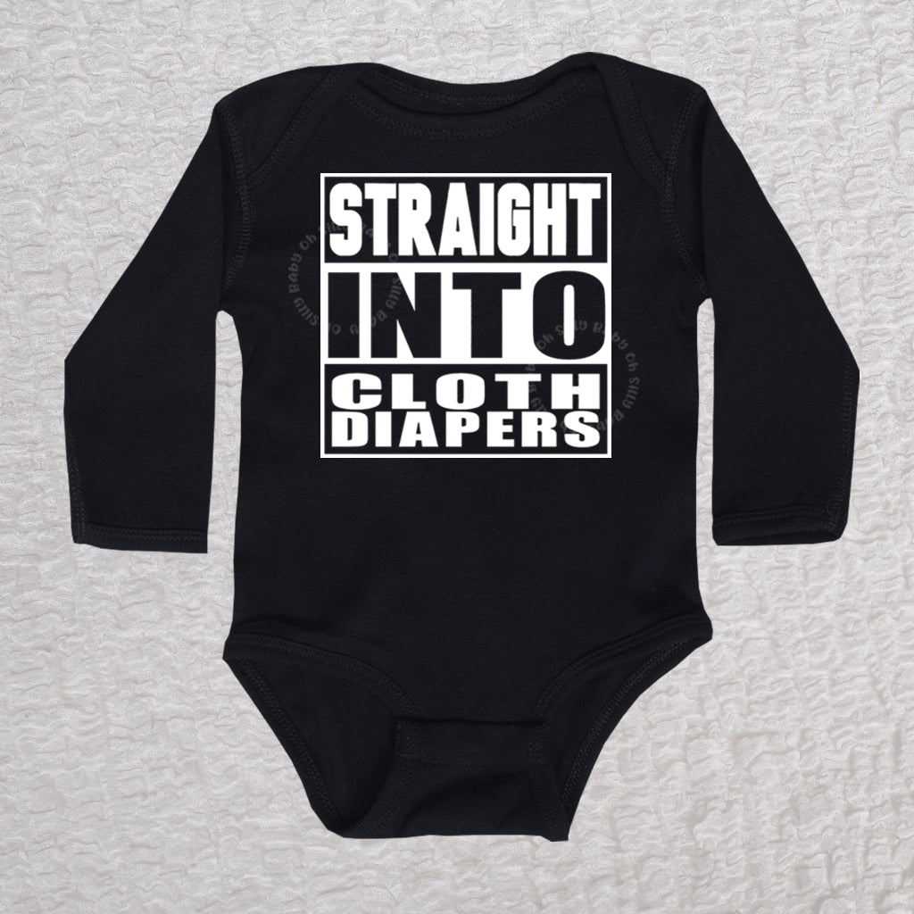 Straight Into Cloth Diapers Bodysuit