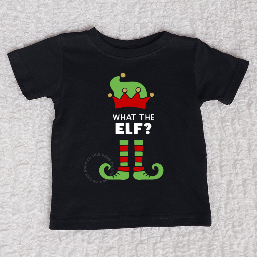 What The Elf Short Sleeve Black Shirt