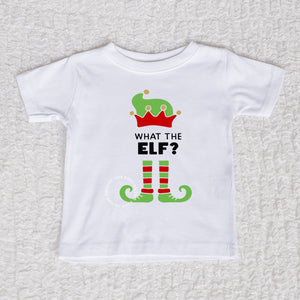 What The Elf Short Sleeve White Shirt